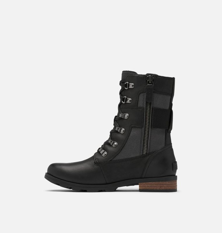 Sorel Dam Gummistövlar Svarta - Emelie™ Conquest Låga - PRA-917468